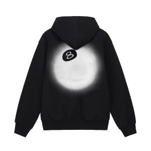 SUDADERA CON CAPUCHA 8 BALL FADE NEGRA