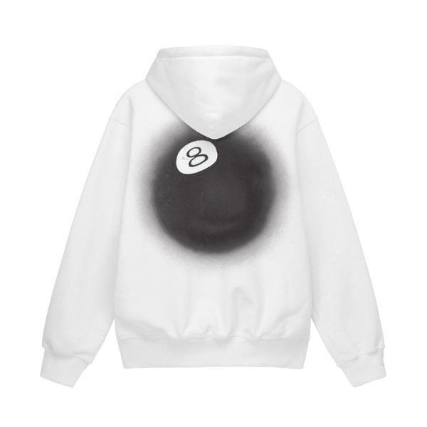 SUDADERA CON CAPUCHA STUSSY BASIC 8 BALL FADE