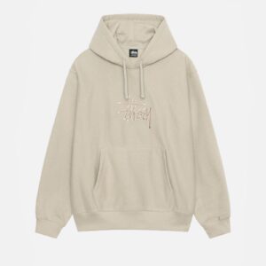 SUDADERA BÁSICA APLICACIONES STUSSY CON CAPUCHA