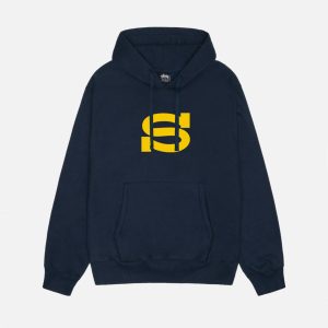 SUDADERA CON CAPUCHA LETTERMAN