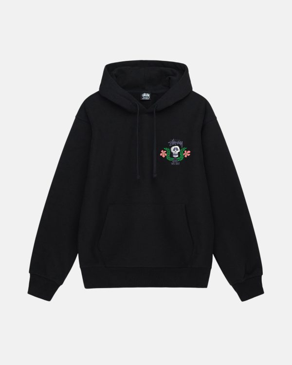 SUDADERA CON CAPUCHA Y ESCUDO DE CALAVERA