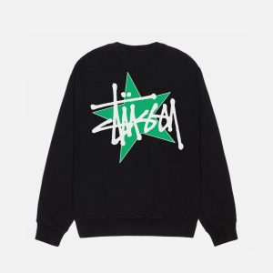 STÜSSY STAR CREW TEÑIDO CON PIGMENTO