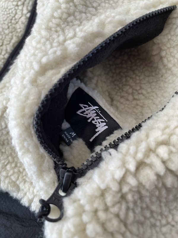 Chaqueta de sherpa de 8 bolas de Stussy