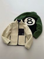 Chaqueta de sherpa de 8 bolas de Stussy