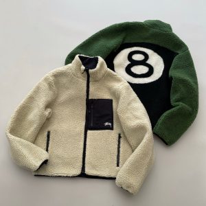 Chaqueta de sherpa de 8 bolas de Stussy