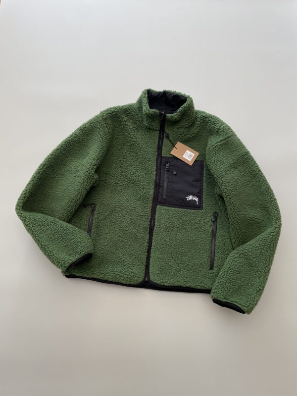 Chaqueta de sherpa de 8 bolas de Stussy