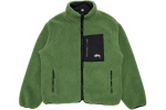 Chaqueta reversible Stussy 8 Ball Sherpa – Verde