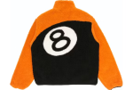 Chaqueta reversible Stussy 8 Ball Sherpa – Naranja