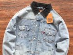 CHAQUETA DE DENIM TRUCKER CON GRABADO STUSSY X LEVIS