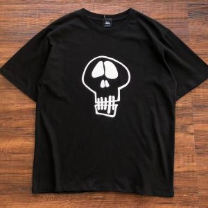 CAMISETA STUSSY NEIGHBORHOOD CALAVERA NEGRA