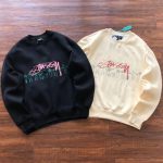 Sudadera con cuello redondo y rayas People de Stussy