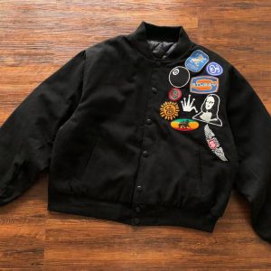 Stussy chaqueta bomber Stadium Stadium negra