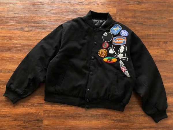 Stussy chaqueta bomber Stadium Stadium negra