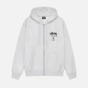 SUDADERA STUSSY WORLD TOUR CON CAPUCHA