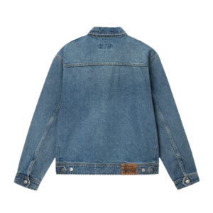 CHAQUETA DE TRABAJO CON CREMALLERA DENIM