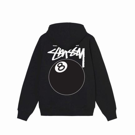 SUDADERA CON CAPUCHA Y CREMALLERA 8 BALL