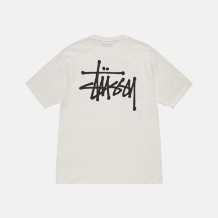 CAMISETA STÜSSY BÁSICA TEÑIDA CON PIGMENTOS