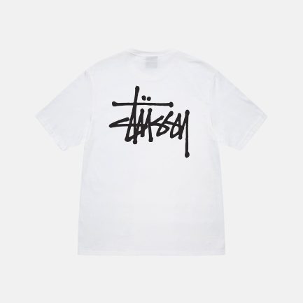 CAMISETA BÁSICA STÜSSY BLANCA