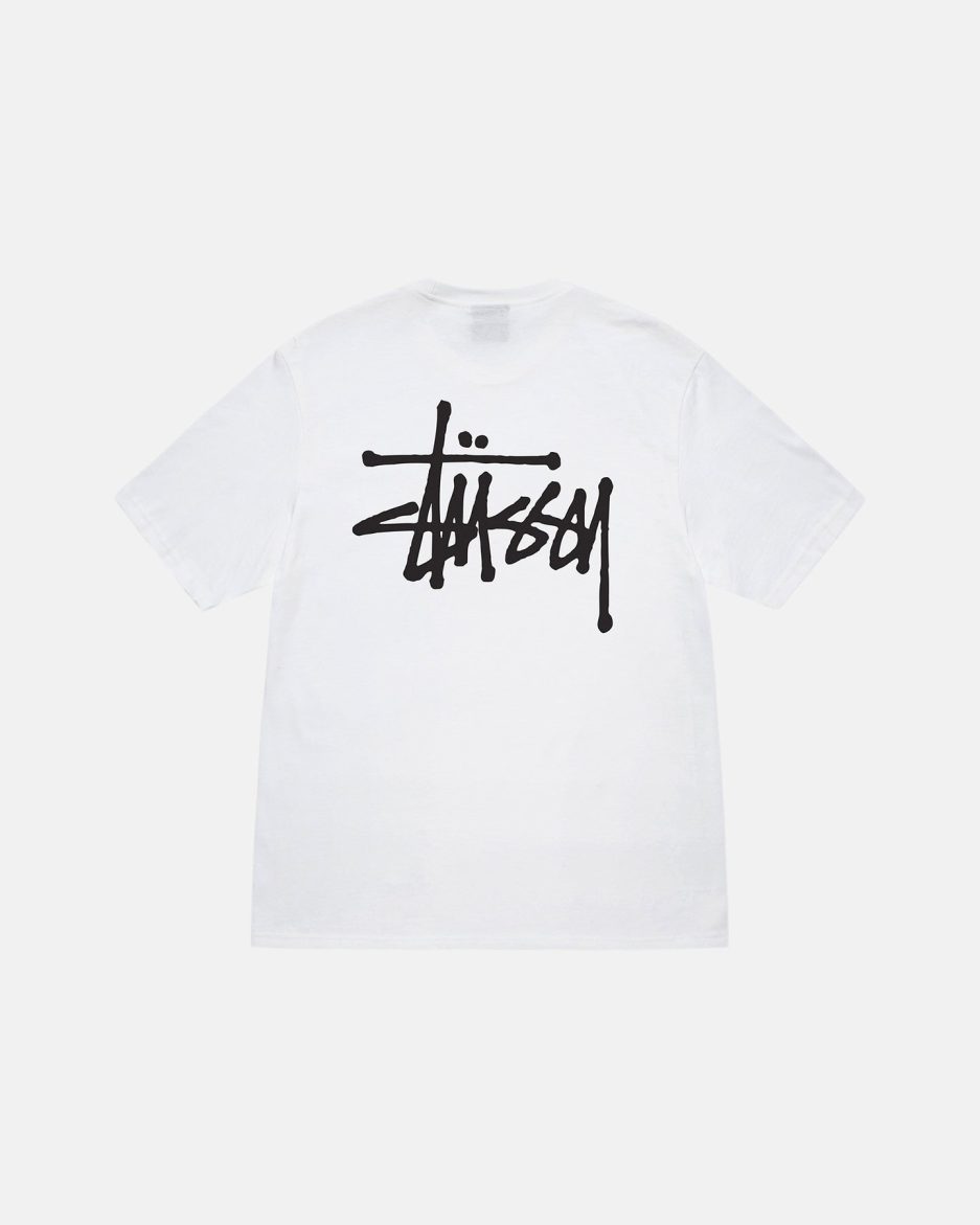 CAMISETA BÁSICA STÜSSY BLANCA