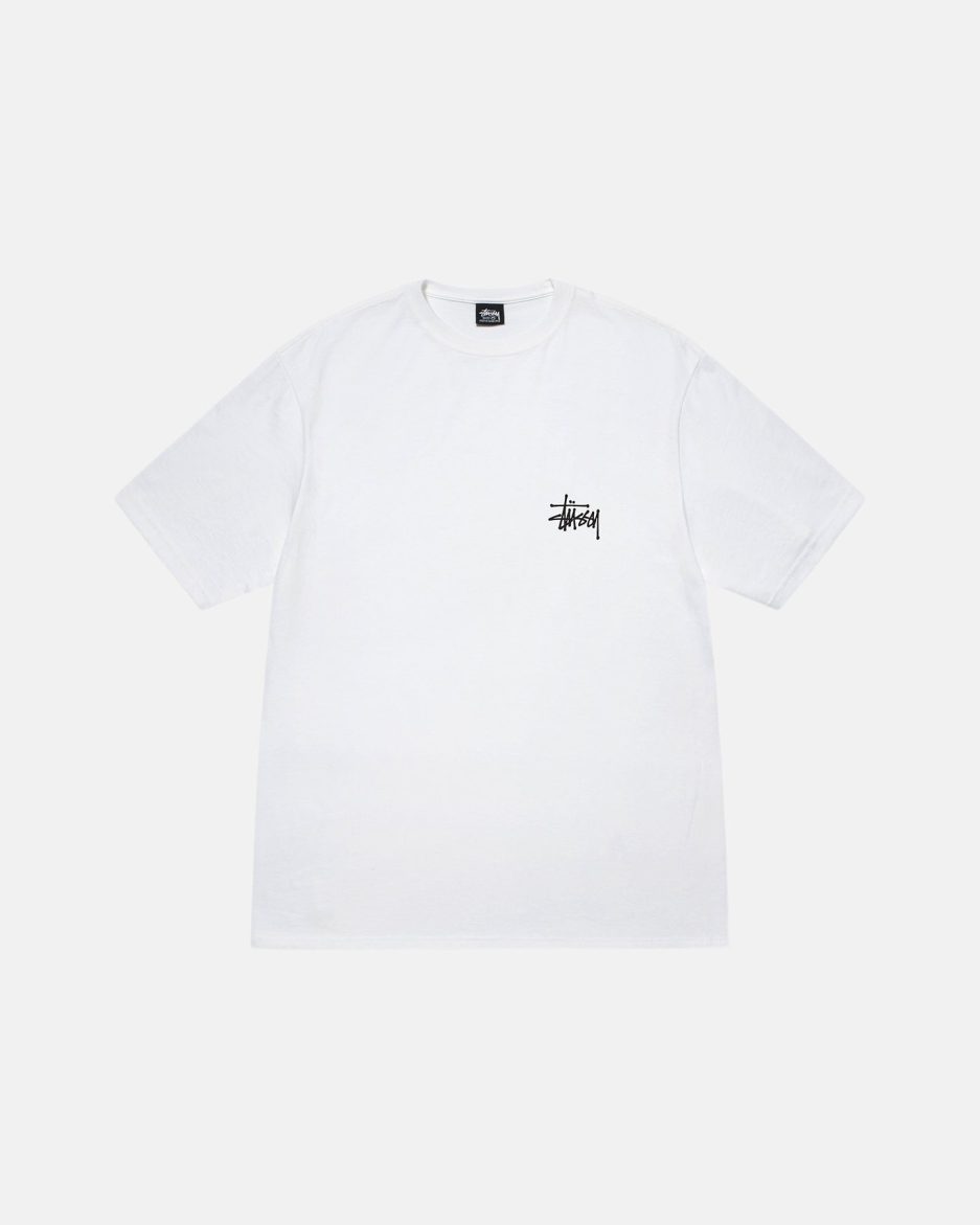 CAMISETA BÁSICA STÜSSY BLANCA