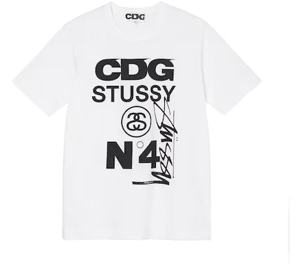 Camiseta CDG x Stussy