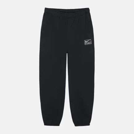 Pantalón de polar lavado a la piedra de Nike de STUSSY – Negro