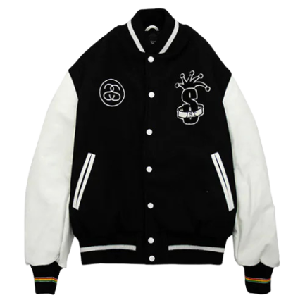 Chaqueta universitaria internacional Stussy Tribe