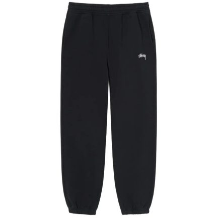 Pantalón negro con logotipo de Stussy Stock